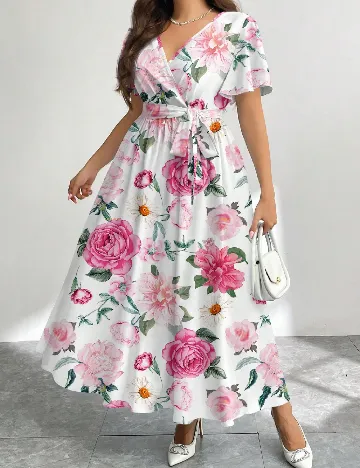 Rochie lunga SHEIN CURVE, floral