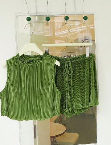 Compleu SHEIN CURVE, verde