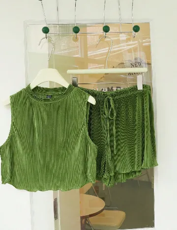 Compleu SHEIN CURVE, verde