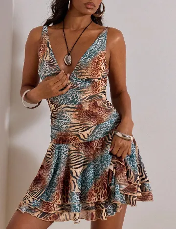 Rochie scurta SHEIN, mix culori