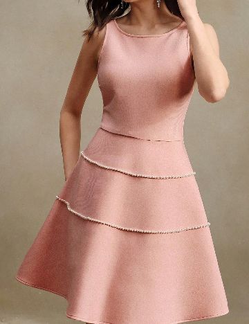Rochie scurta Anewsta, roz