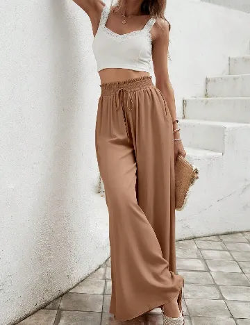 Pantaloni SHEIN, maro