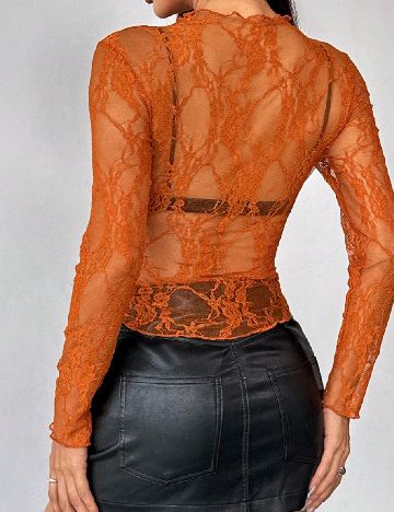 Bluza SHEIN, portocaliu