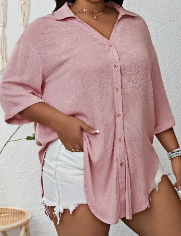Camasa SHEIN CURVE, roz