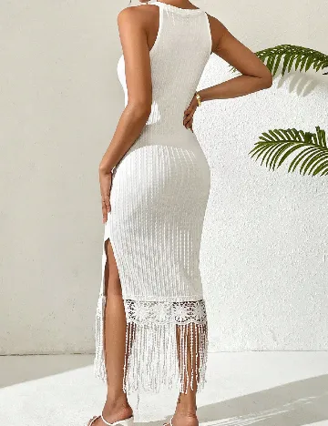 Rochie medie SHEIN, alb
