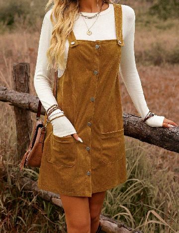 Rochie scurta SHEIN, maro