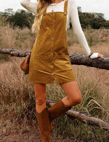 Rochie scurta SHEIN, maro