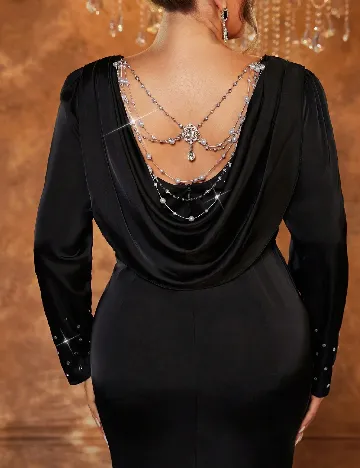 Rochie lunga SHEIN CURVE, negru