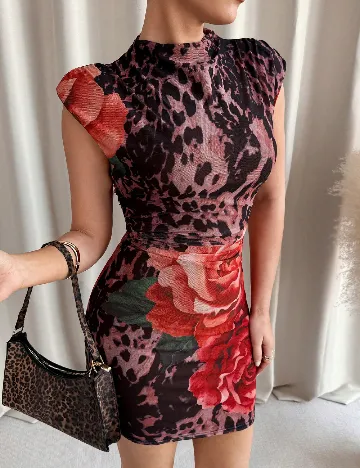 Rochie scurta SHEIN, mix culori