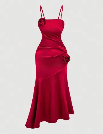Rochie medie SHEIN, rosu