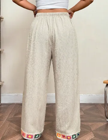 Pantaloni SHEIN CURVE, bej