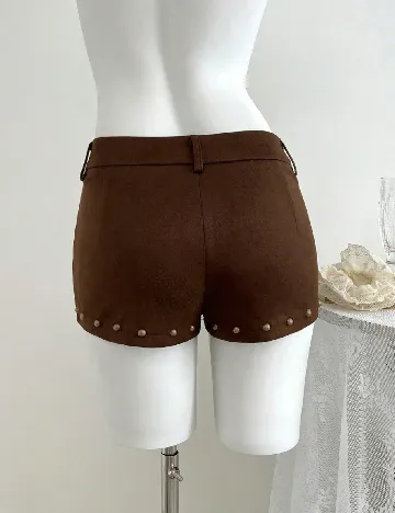 Pantaloni scurti SHEIN, maro