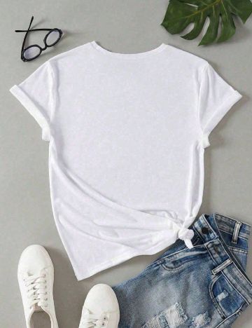 Tricou SHEIN, alb