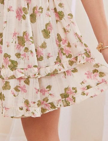 Rochie scurta SHEIN, floral print