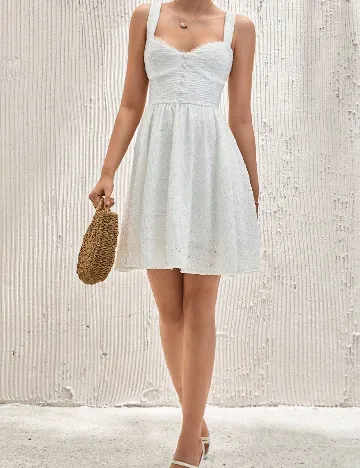 Rochie scurta SHEIN, alb