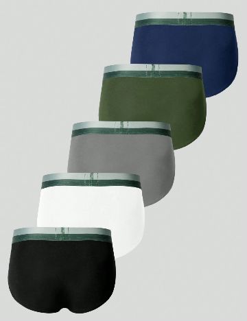 Set chiloti 5 perechi SHEIN, mix culori