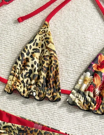 Costum de baie SHEIN, mix culori