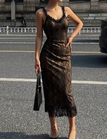 Rochie medie Dazy, negru