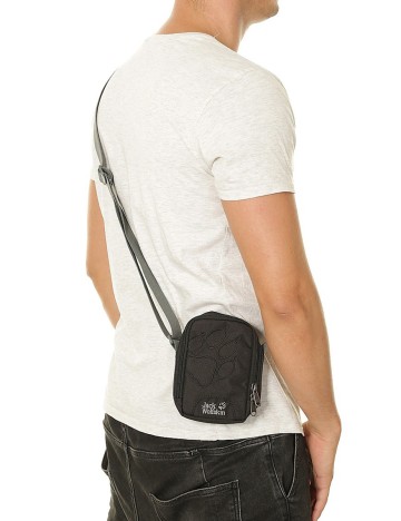 Mini borseta Jack Wolfskin, negru