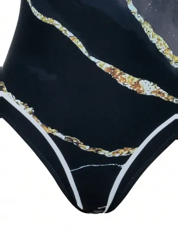 Costum de baie SHEIN, negru
