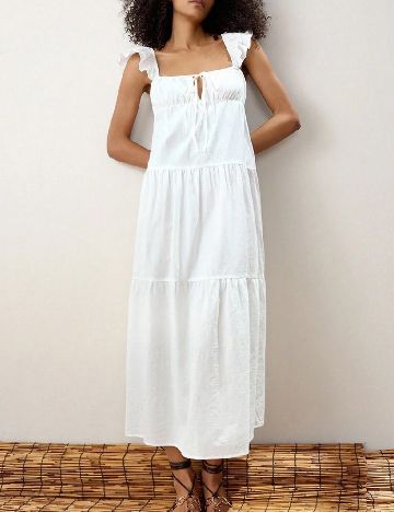 Rochie medie SHEIN, alb