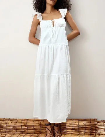Rochie medie SHEIN, alb