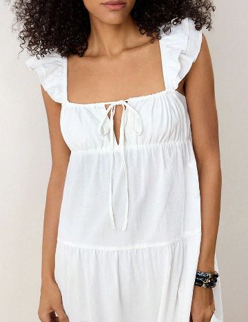Rochie medie SHEIN, alb