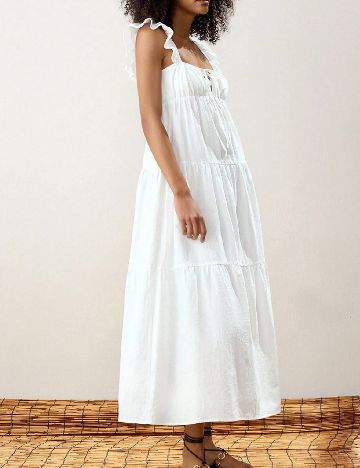 Rochie medie SHEIN, alb