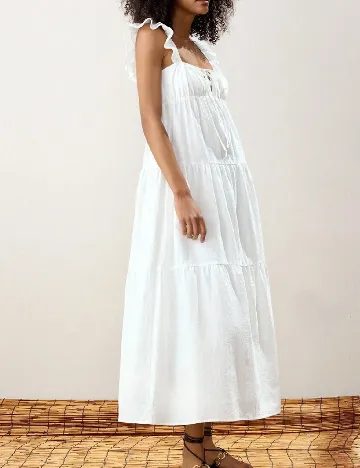 Rochie medie SHEIN, alb