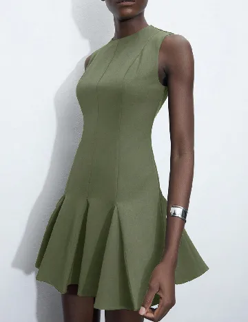 Rochie scurta SHEIN, verde