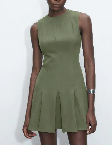 Rochie scurta SHEIN, verde