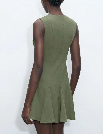 Rochie scurta SHEIN, verde
