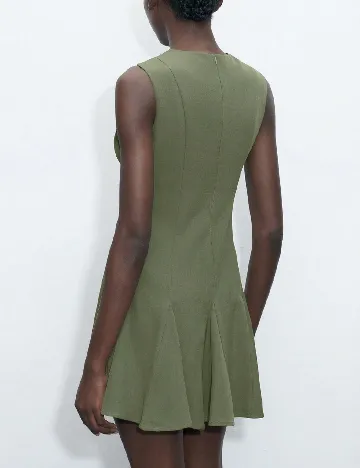 Rochie scurta SHEIN, verde