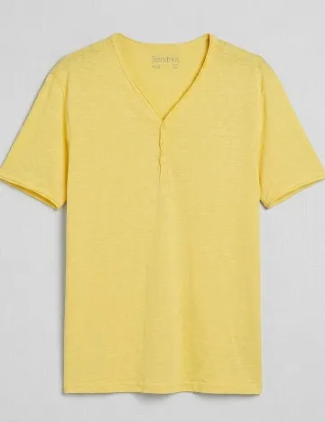Tricou Bershka, galben