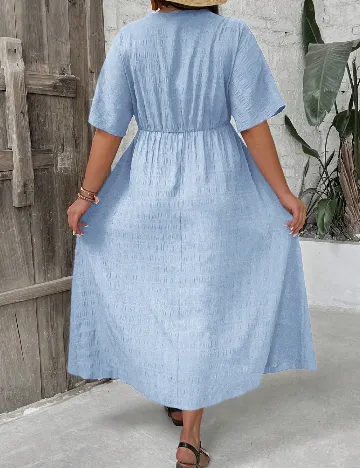 Rochie lunga SHEIN CURVE, albastru