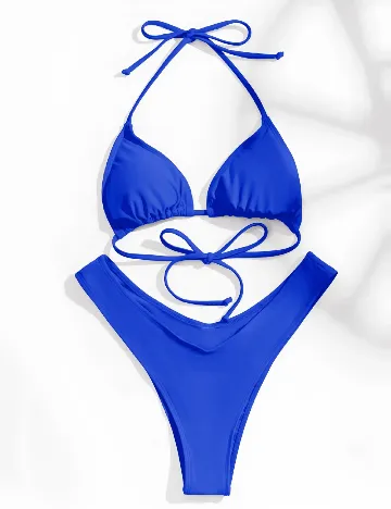 Costum de baie SHEIN, albastru