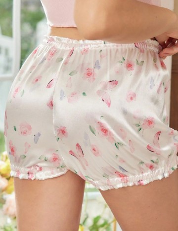 Pantaloni de pijama SHEIN, alb