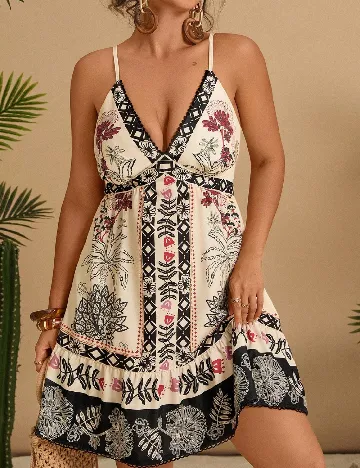 Rochie scurta SHEIN CURVE, mix culori