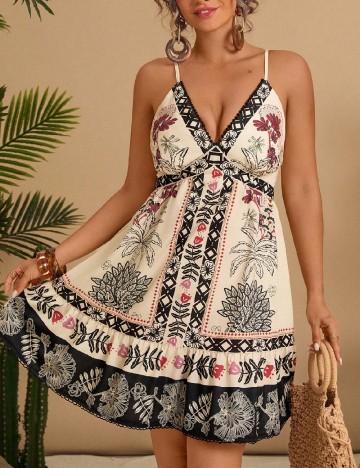 Rochie scurta SHEIN CURVE, mix culori