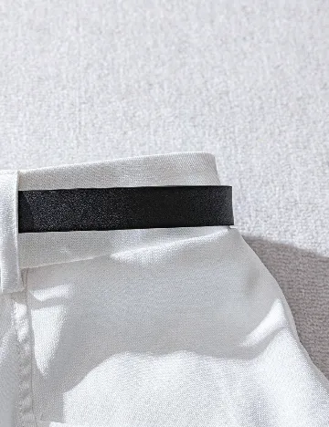 Pantaloni scurti SHEIN, alb