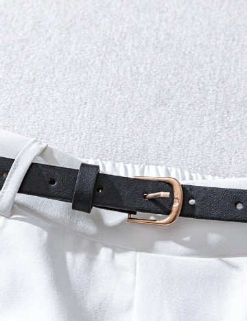 Pantaloni scurti SHEIN, alb