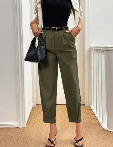 Pantaloni SHEIN, verde