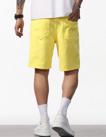 Pantaloni scurti SHEIN, galben