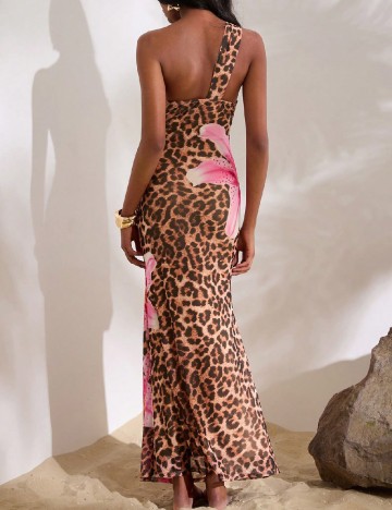 Rochie lunga SHEIN, animal print