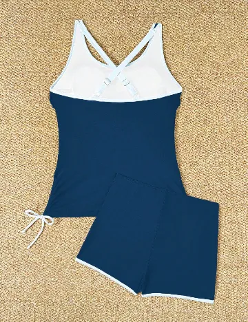Costum de baie SHEIN, bleumarin