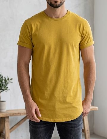Tricou Bershka, galben