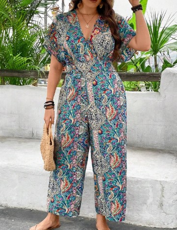 Salopeta SHEIN CURVE, mix culori