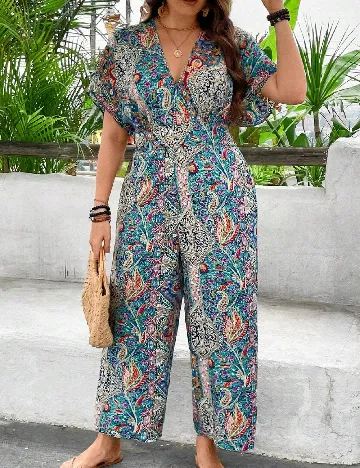 Salopeta SHEIN CURVE, mix culori