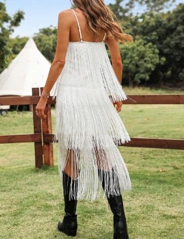 Rochie medie SHEIN, alb
