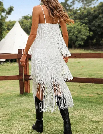 Rochie medie SHEIN, alb